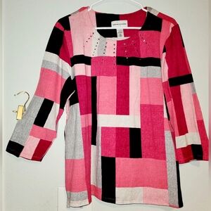 Alfred Dunner Patchwork Top